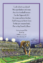 LSU Tiger Stadium Invitations